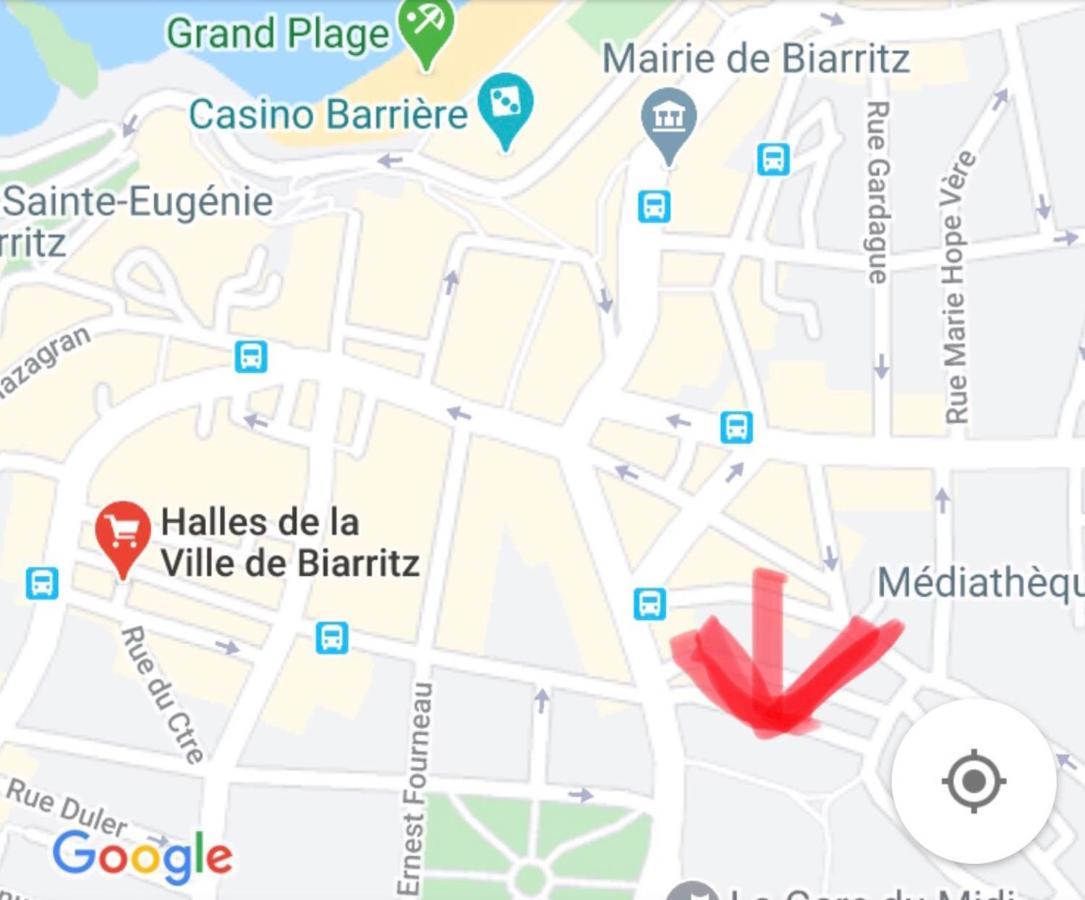 Charmant T2 Biarritz Centre Exterior foto